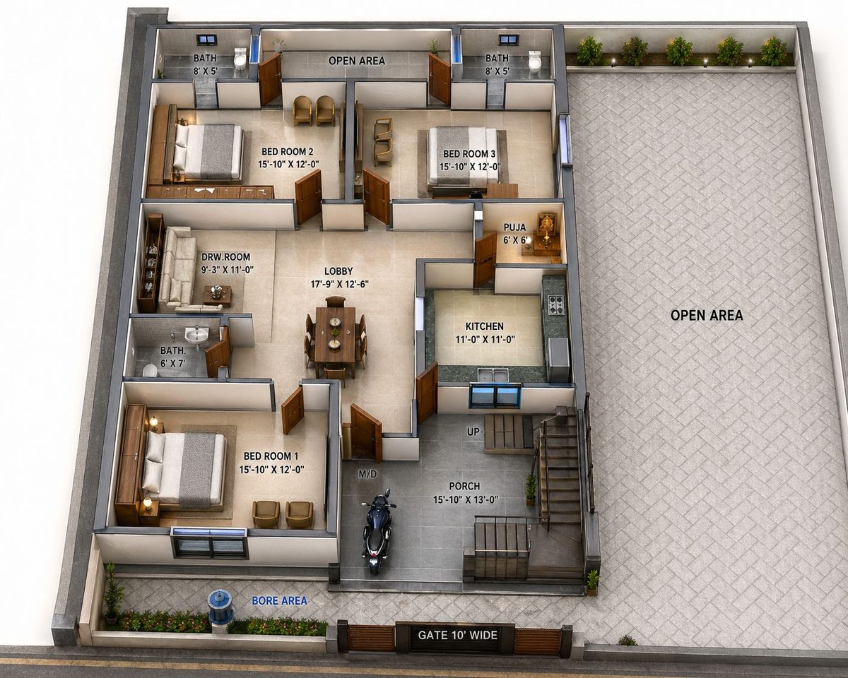 3D Architectural Layout
